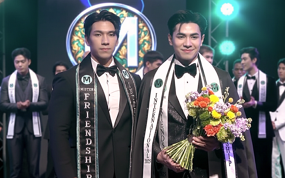 Mister Friendship International 2025 Ki Niwat Naknuan crowned in Bangkok, Thailand